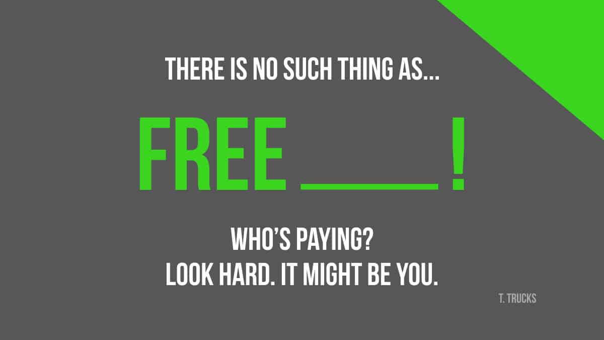 No Free Lunch